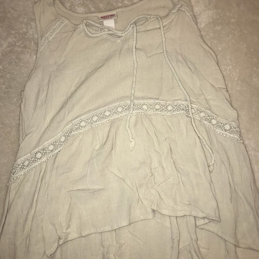 Cream tank top